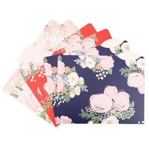 Set of 12 Floral File Folders